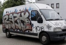 Sprayer schlagen in Trier zu: Unbekannte beschmieren Transporter mit Graffiti