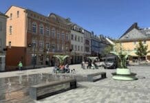 Bitburg: Neue Hopfeninseln sorgen für schattige Plätzchen in Fußgängerzone