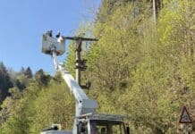 Freileitungsrückbau bei Taben‑Rodt: Sperrung auf B51 – Masten in extremer Steillage
