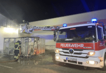 Brand an Supermarkt in Trier: Müllcontainer stehen in Flammen – Feuerwehr verhindert Schlimmeres!