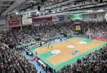 Gladiators Trier vor Play-In-Krimi: Heute geht es um die BBL-Playoffs Gladiators Trier Heimspiel in der SWT Arena Trier vor voller Kulisse in der easyCredit BBL