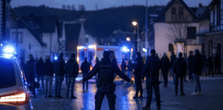 RLP: Wilde Massenschlägerei auf offener Straße – Zahlreiche Verletzte, auch Stichverletzungen! Polizeieinsatz in Rheinböllen nach Massenschlägerei mit rund 30 Personen, mehreren Verletzten und Gewahrsamnahmen am Samstagabend.