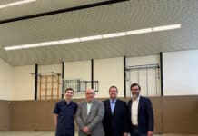 Neue Beleuchtung für die Turnhalle in Zemmer-Rodt