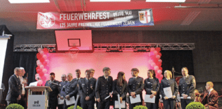125 Jahre Feuerwehr Zewen: Großer Festakt, starke Ehrungen und viel Applaus