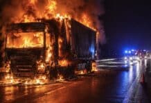 RLP: LKW-Brand in der Nacht – Autobahn Richtung Trier gesperrt
