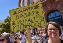 Hunderte fordern Überprüfung rechtsextremer Parteien