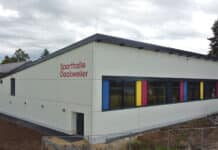 Feierliche Eröffnung der Turnhalle Dockweiler