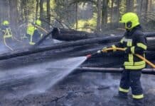 Waldbrand in der Vulkaneifel: Brandbekämpfung unter schwierigen Bedingungen